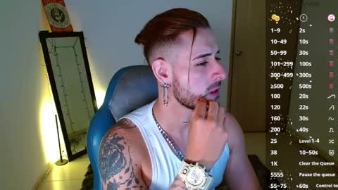 Snapshot of ares_blue chatting on February 11, 11:10 am ares blue online show from February 11, 11:10 am
