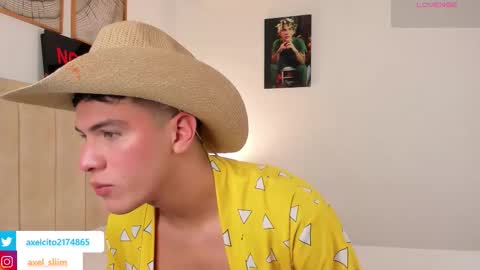 axel slim online show from January 10, 7:17 pm