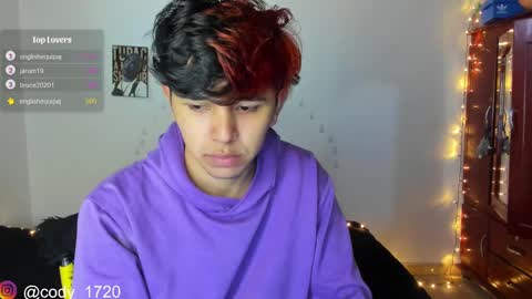 Snapshot of cody_evanss chatting on January 18, 1:08 pm cody online show from January 18, 1:08 pm