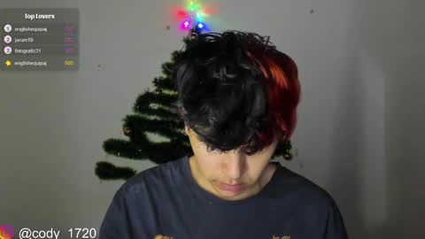 Snapshot of cody_evanss chatting on December 22, 3:55 pm cody online show from December 22, 3:55 pm