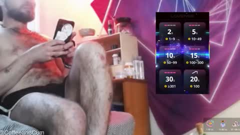 Snapshot of coffeeandcum1991 chatting on October 21, 6:33 pm CoffeeandCum online show from October 21, 6:33 pm