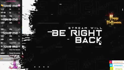 SANTI  independent model online show from November 2, 10:25 pm