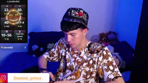 Snapshot of dominicprince chatting on September 24, 12:25 pm DOMINIC PRINCE online show from September 24, 12:25 pm