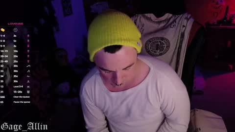 Gage Allin AKA Alpha Pussy online show from October 27, 12:02 am