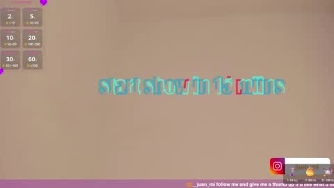 Snapshot of juanmiiss chatting on October 20, 11:03 am Juan Miguel online show from October 20, 11:03 am