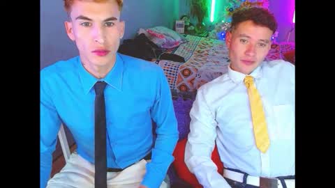 SANTI  AND JORDAN online show from December 15, 10:07 pm