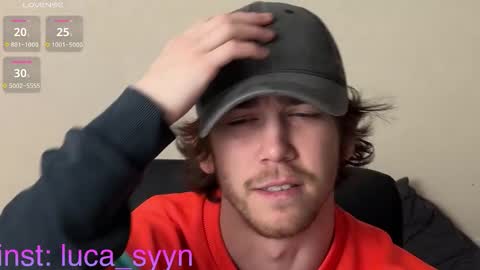 Snapshot of luca_syn chatting on October 21, 1:25 pm Luca S online show from October 21, 1:25 pm