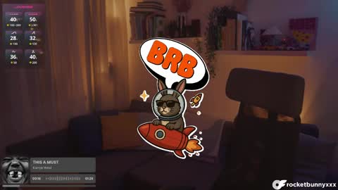 Rocket Bunny online show from April 19, 9:50 pm