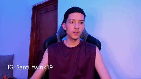 Snapshot of santi_twink19 chatting on February 11, 12:58 pm santi_twink19 online show from February 11, 12:58 pm