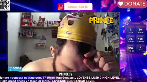 BISEXPRINCE777 online show from June 27, 2:03 am