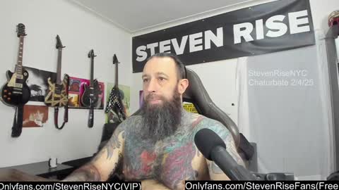 StevenRiseNYC online show from February 4, 2:21 pm