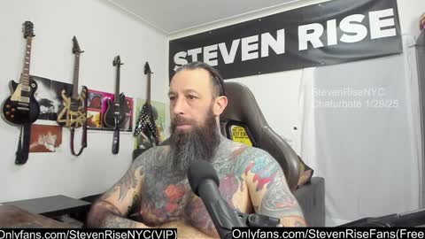 StevenRiseNYC online show from January 29, 2:00 pm