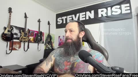 StevenRiseNYC online show from December 19, 1:40 pm