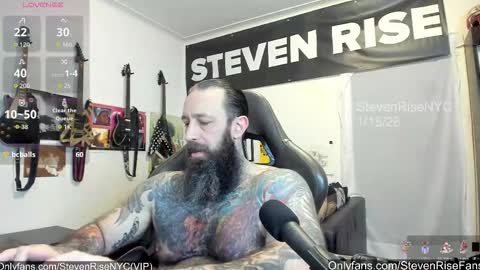 StevenRiseNYC online show from January 15, 10:45 pm