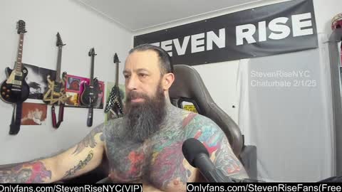StevenRiseNYC online show from February 1, 2:13 pm