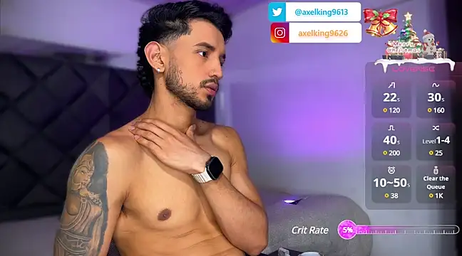 AxelKing1326 online show from December 24, 9:55 pm