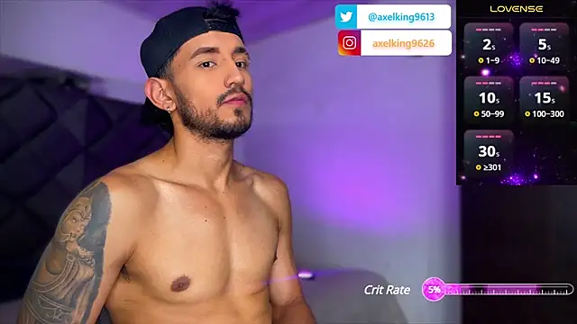 AxelKing1326 online show from February 13, 9:39 pm