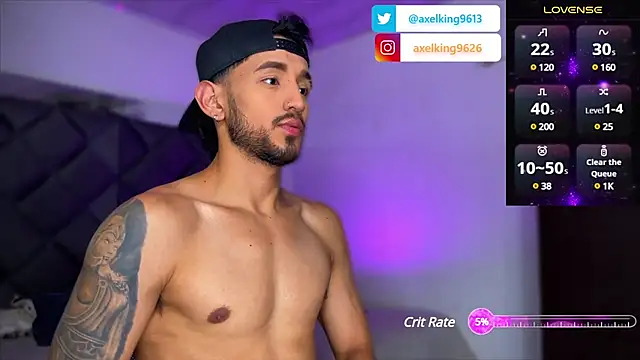 AxelKing1326 online show from February 18, 9:31 pm