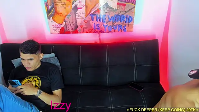 Threesome-no-mercy online show from April 22, 2:00 pm