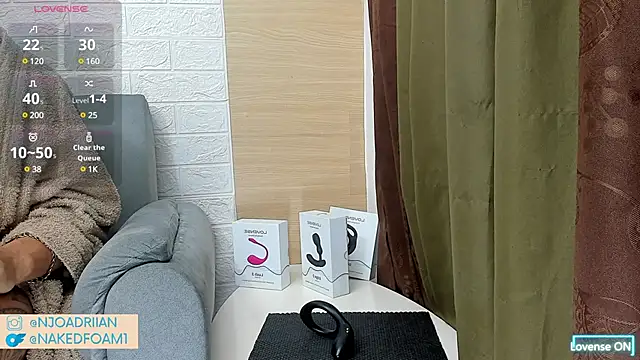 nakedfoam1 online show from February 27, 1:24 am