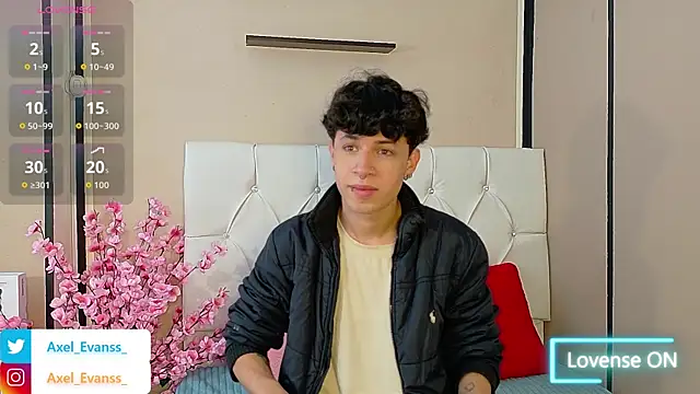 Axel  Evans online show from October 6, 11:59 am