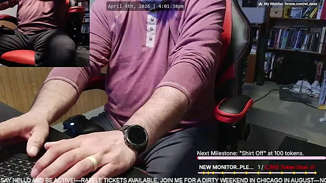 DeanonCam online show from April 4, 9:01 pm