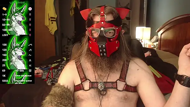 kinkywolf429 online show from July 22, 6:11 pm